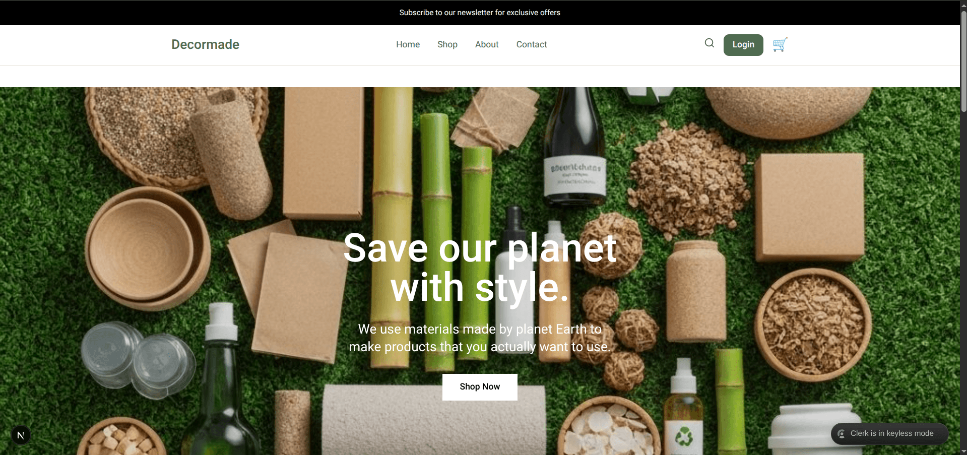 Screenshot of Decormade